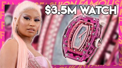 nicki minaj pink richard mille price|Nicki Minaj Shows Off Her Rare Pink Richard Mille Watch .